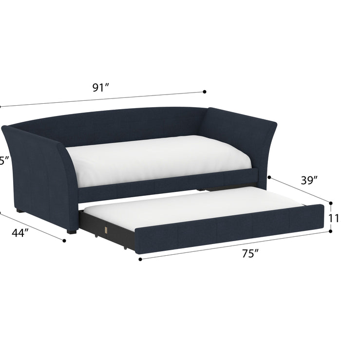 Vienna - Daybed With Trundle - Blue Dusk