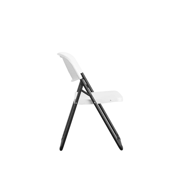 U - Leg Folding Chair - White