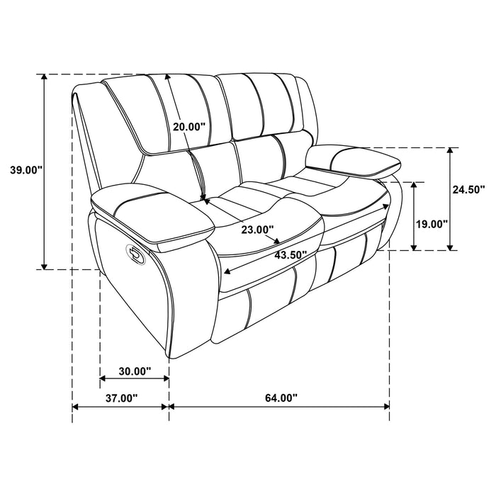 Elodie - Motion Reclining Loveseat