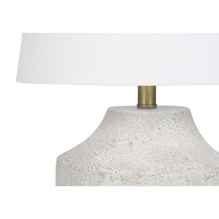 Lighting, Modern Table Lamp, Concrete - Cream