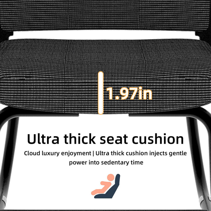 Minimalist Office Chair & Soft Backrest