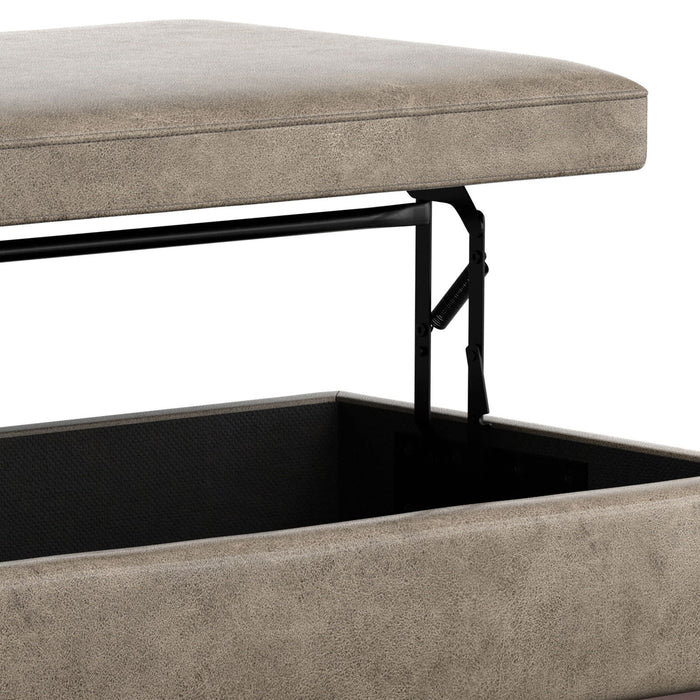 Owen - Multifunctional Square Coffee Table Storage Ottoman