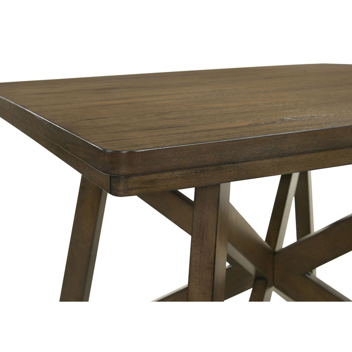 Maxine - Square Counter Height Dining Table - Brown