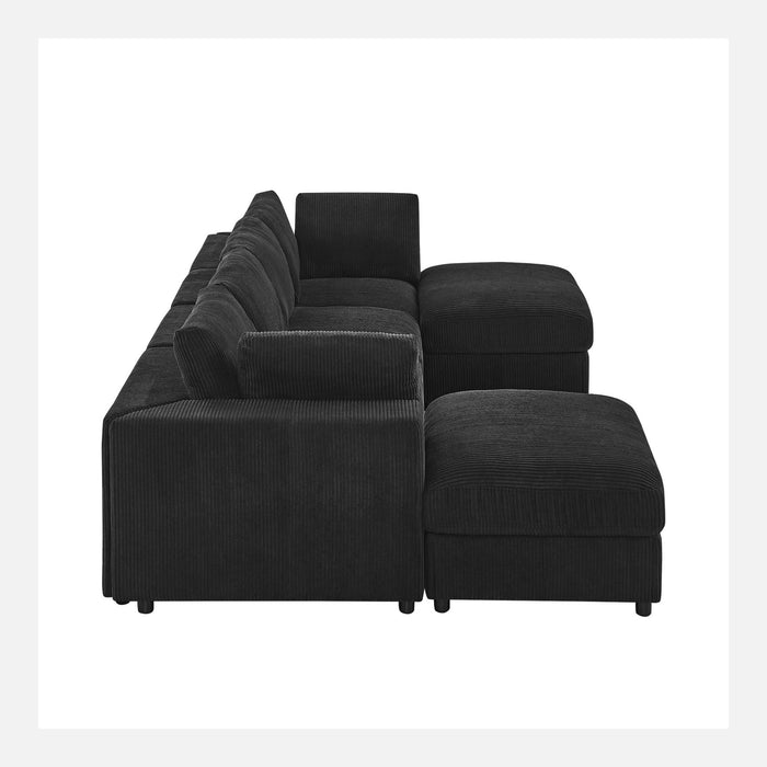 Modern Reversible Modular Sectional