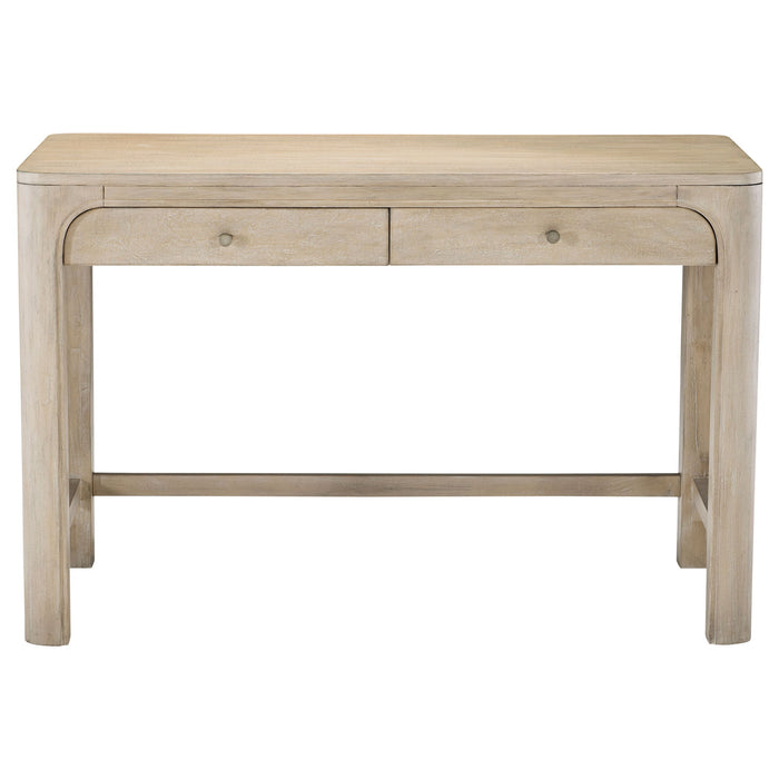 Flores - 2 Drawer Makeup Vanity Table - Mango Color
