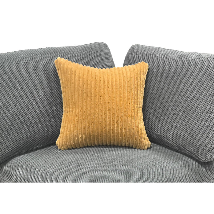 Custom Configuration Modular Sectional & Toss Pillows