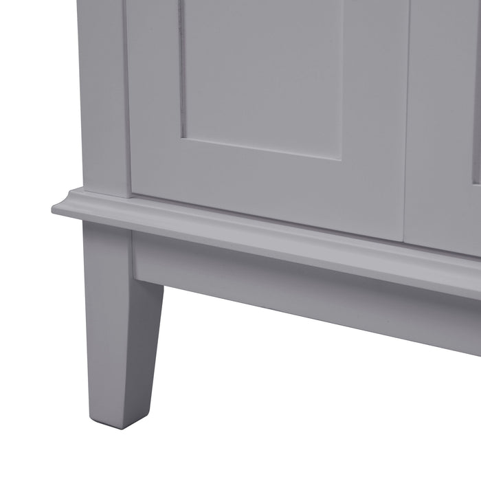 Modern Bathroom Vanity With Sink, Storage Cabinet, Soft Close Doors, Deep & Standard Drawers
