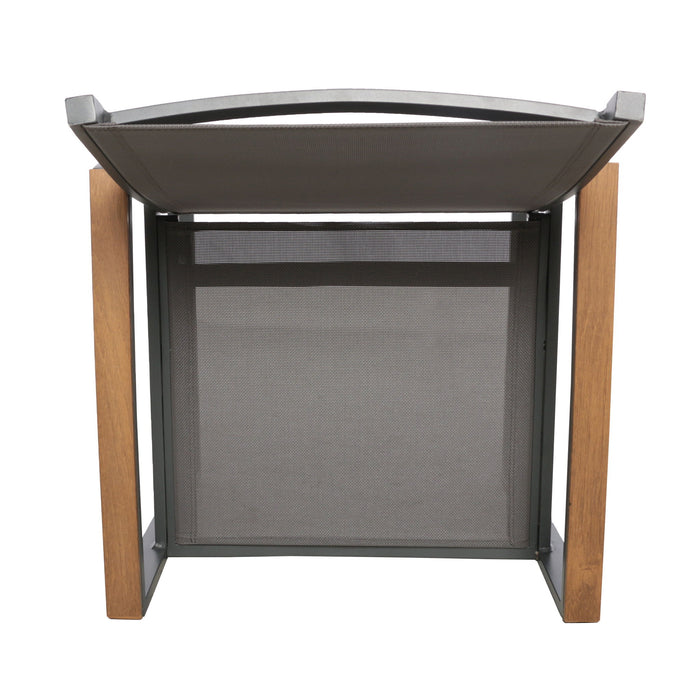 Aresha - Metal Outdoor Dining Armchair (Set of 2) - Gray