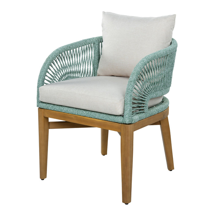 Outdoor Dining Chairs With Cushion (Set of 2)