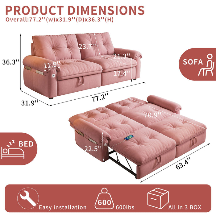 Convertible Cloud Like Sofa Bed