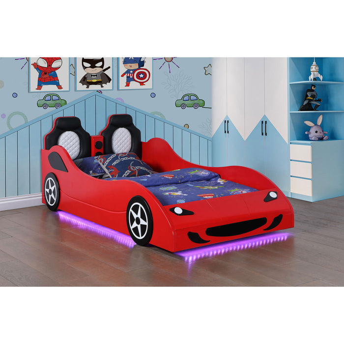 Solana - Race Car Bed With Underglow Lights
