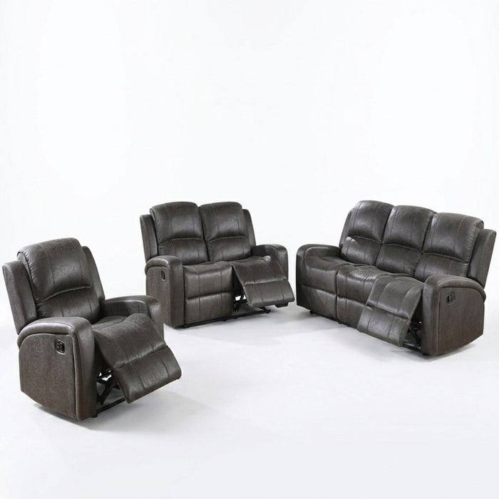 Modern Living Room Set With Square Armrest, Cushion Backrest