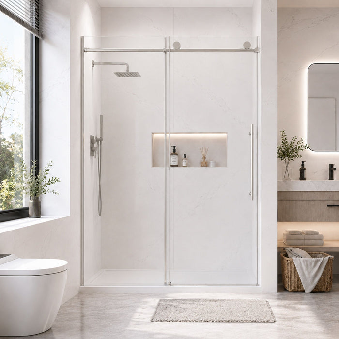 Frameless Shower Door With Soft Closing