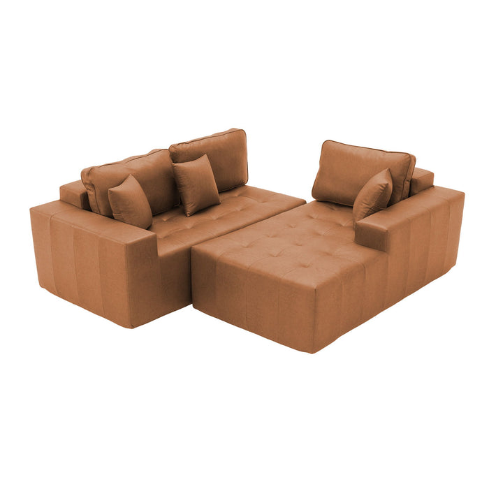 L - Shaped Corner Chaise Sofa Bed