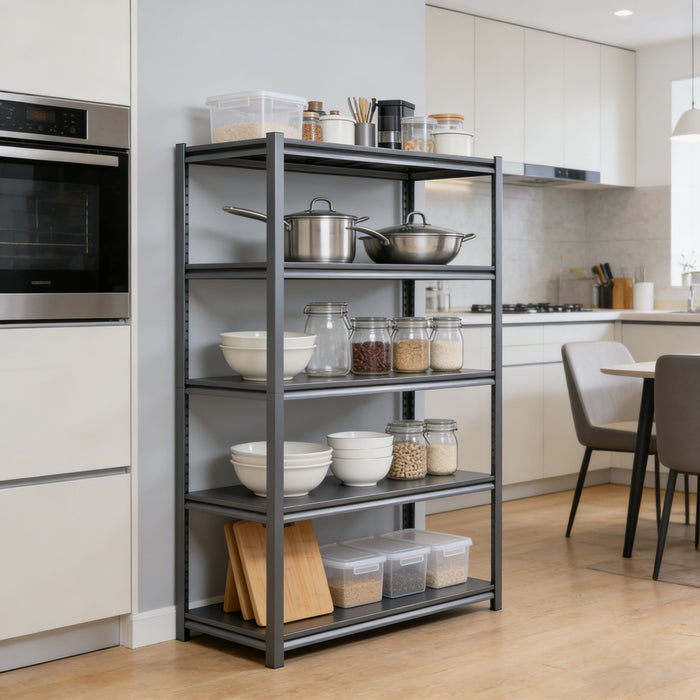 5 Tier Heavy Duty Shelving Unit Adjustable Shelving Units