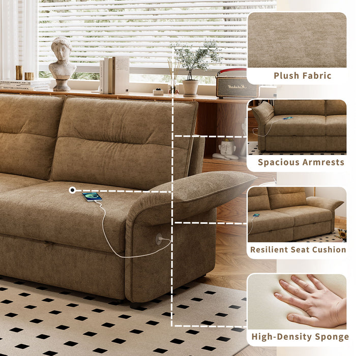 Sofa Bed With Convertible Design, Living Room Furniture
