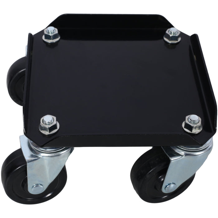 Heavy Duty Snowmobile Dolly With V Slide And Swivel Casters Steel, 1500Lbs Capacity