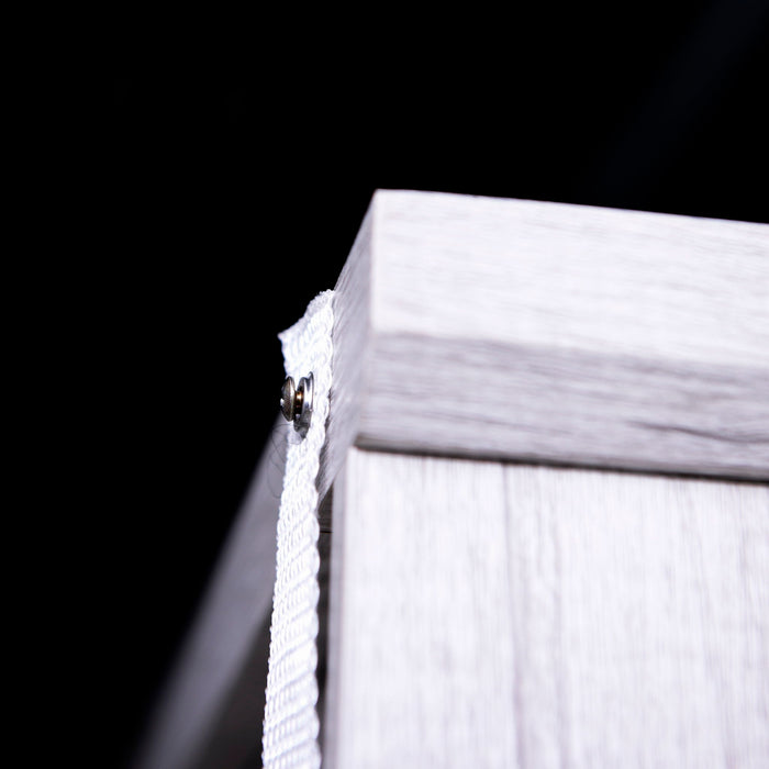 Modern Sideboard Buffet With 4 Mirrored Doors, Adjustable Shelves
