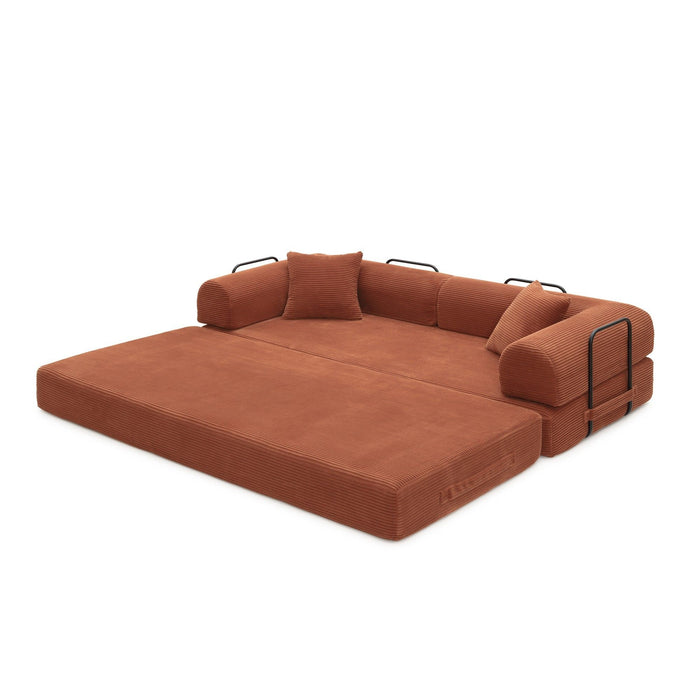 Convertible Foldable Floor Sofa Bed For Living Room