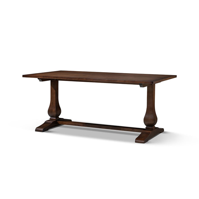 Whitmore - Trestle Dining Table - Dark Brown