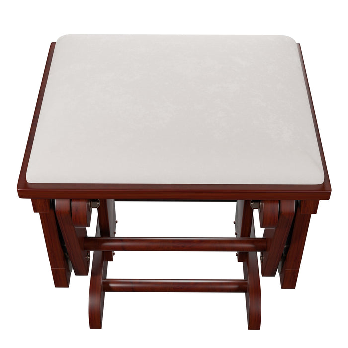 Glider Chair With Ottoman