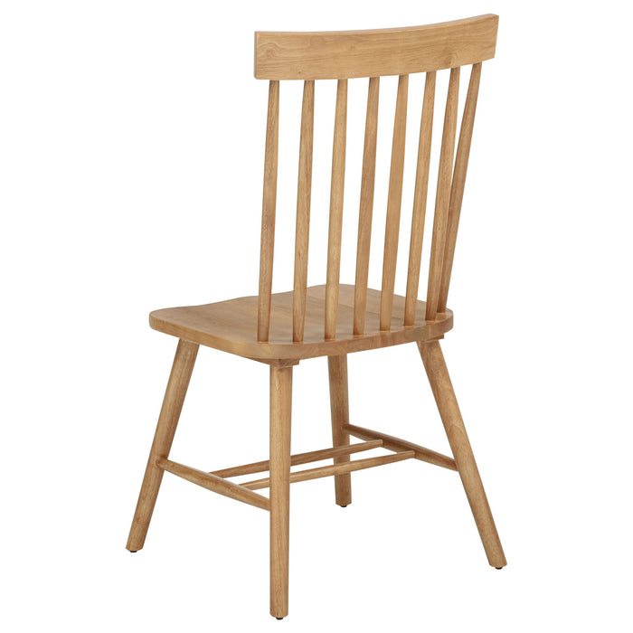 Finley - 5 Piece Dining Set With Round Table And Spindle Back Chairs