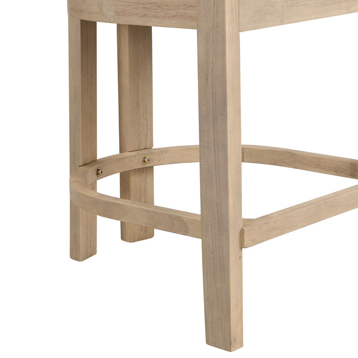 Contemporary Upholstered Counter Stools Set