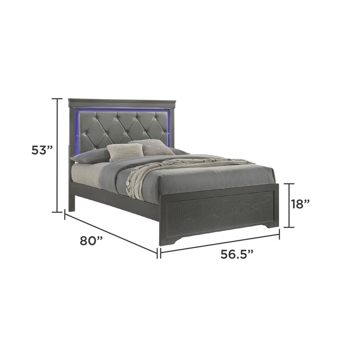 Blaze - Bed With LED Headboard