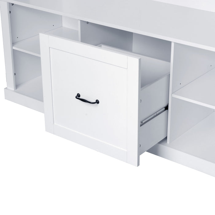 Hall Tree With 6 Hooks, Coat Hanger, Entryway Bench