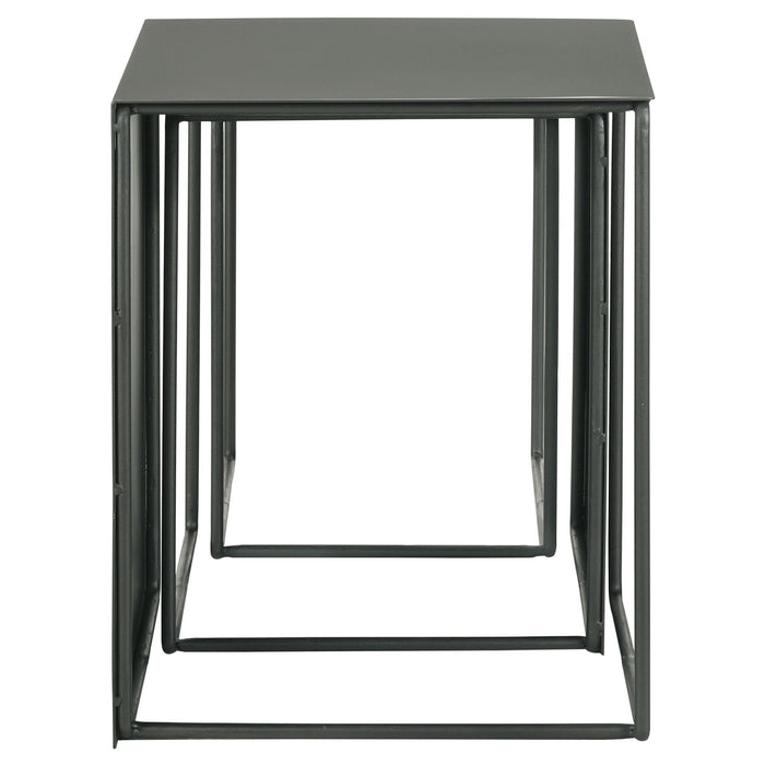 Vestal - 3 Piece Rectangular Nesting Table Set - Gray