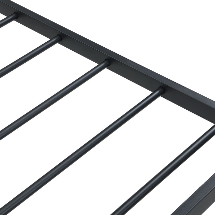 Heavy Duty Metal Bed Frame With Quiet Support