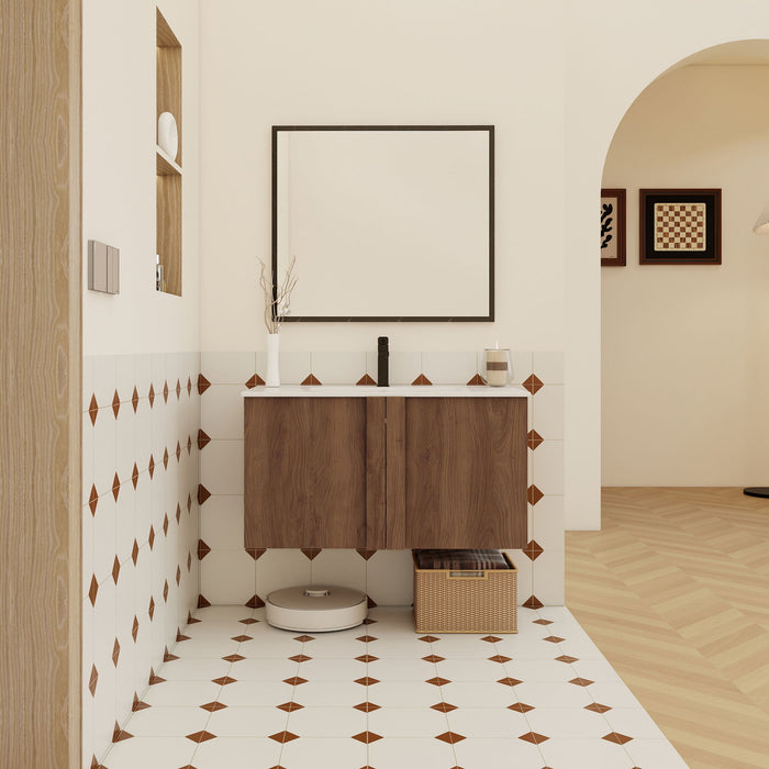 Floating Bathroom Vanity With Sink Combo
