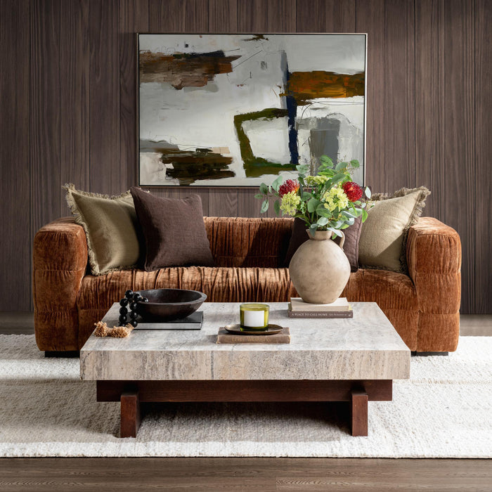Alysa - Square Coffee Table - Riverstone Blend
