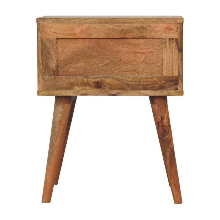 Slade - Bedside Table - Stone Gray