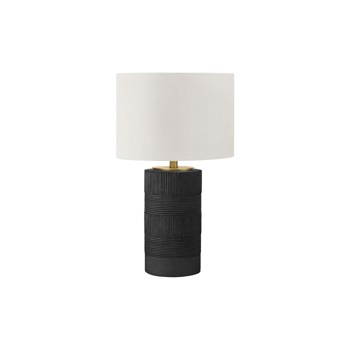 Table Lamp, Lighting, Resin, Contemporary - Black / Cream
