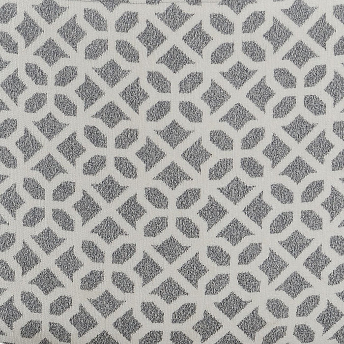 Round Ottoman - Gray