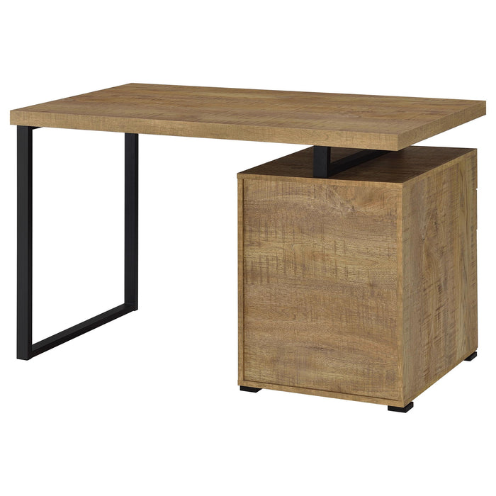 Trowbridge - 3 Drawer Office Desk - Mango Color