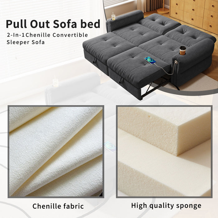 Cloud Like Convertible Sofa Bed With For Living Room