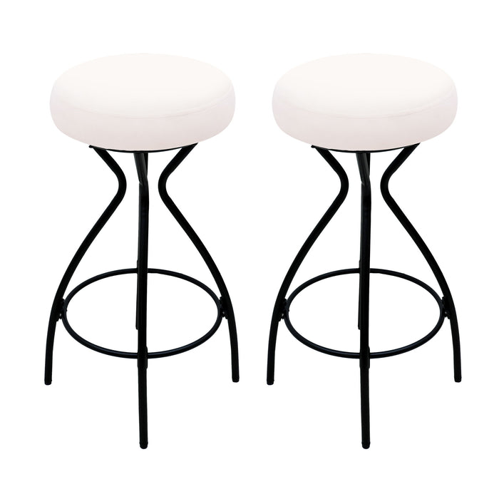 Modern Backless Bar Stools For Kitchen Island (Set of 2)