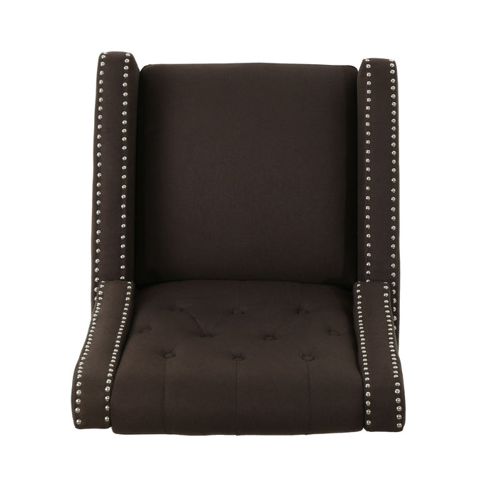 Classic Fabric Push Back Chair