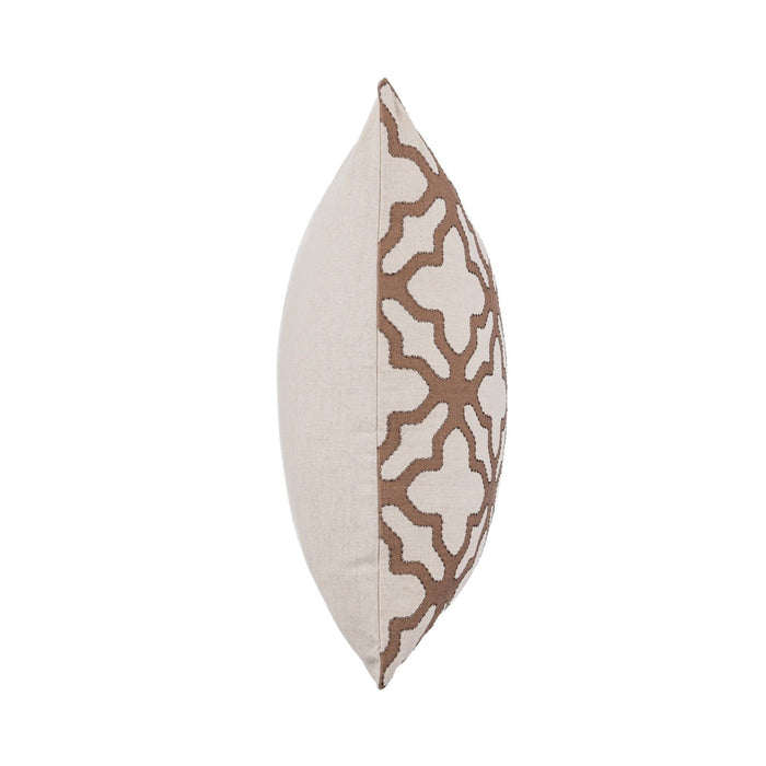 Mullan - 22" x 22"Pillow - Frothed Brown