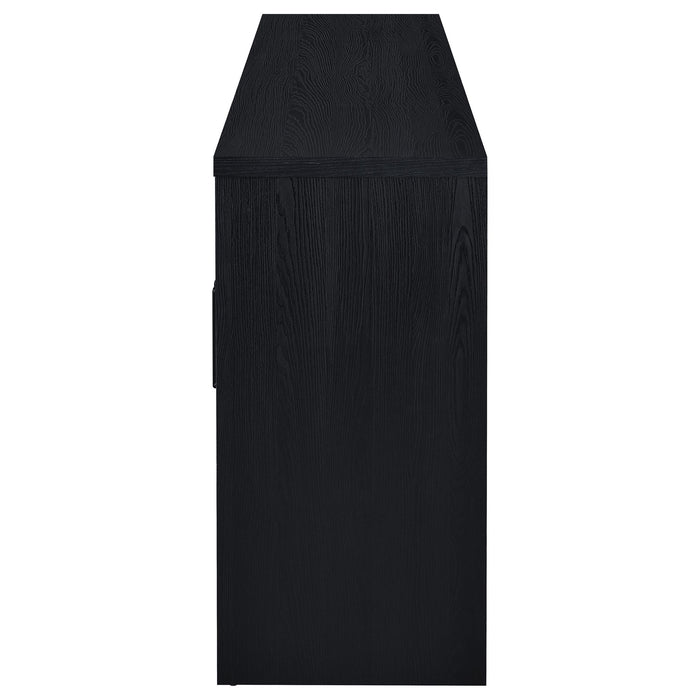 Shayne - 4 Door Sideboard With Arched Doors - Black