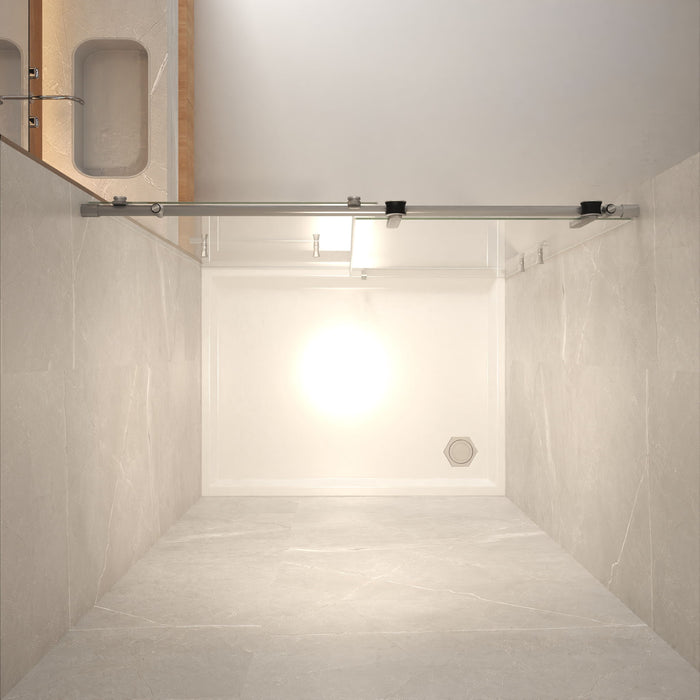 Frameless Sliding Bathtub Door With Frame