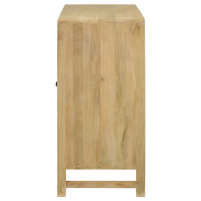 Ashton - 3 Door Accent Cabinet - Natural