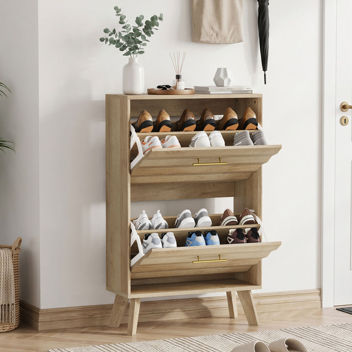 Flip Top Shoe Cabinet