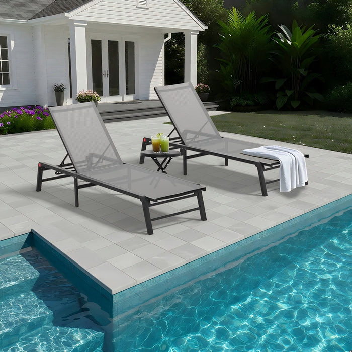 Chaise Lounge Outdoor (Set of 2)