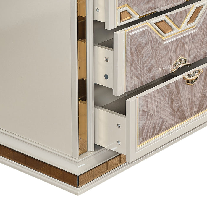 Omari - 6 Drawer Dresser - Beige
