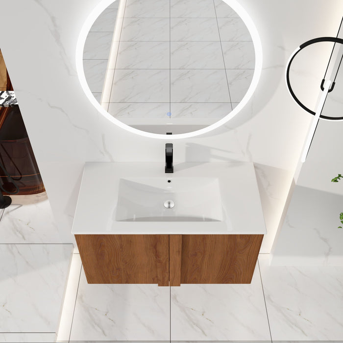 Floating Bathroom Vanity With Sink Combo