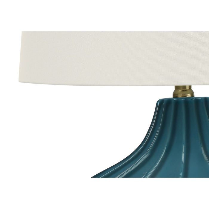 Lighting, Table Lamp, Ceramic, Transitional - Blue
