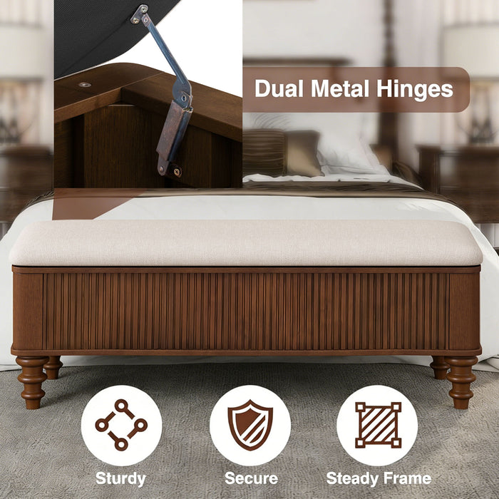 Multi Functional Storage Ottoman Bench